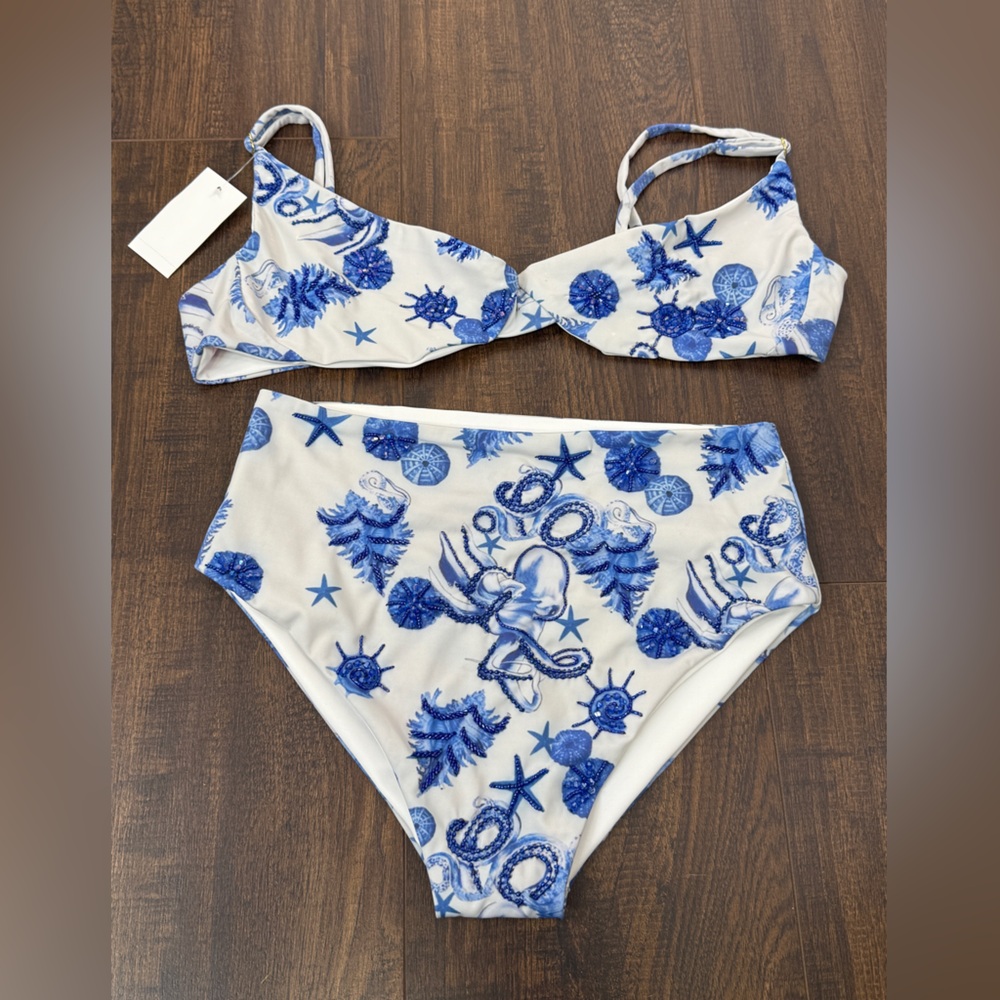Oceanus Bruna High Rise Premium Bikini - Picture 10 of 15
